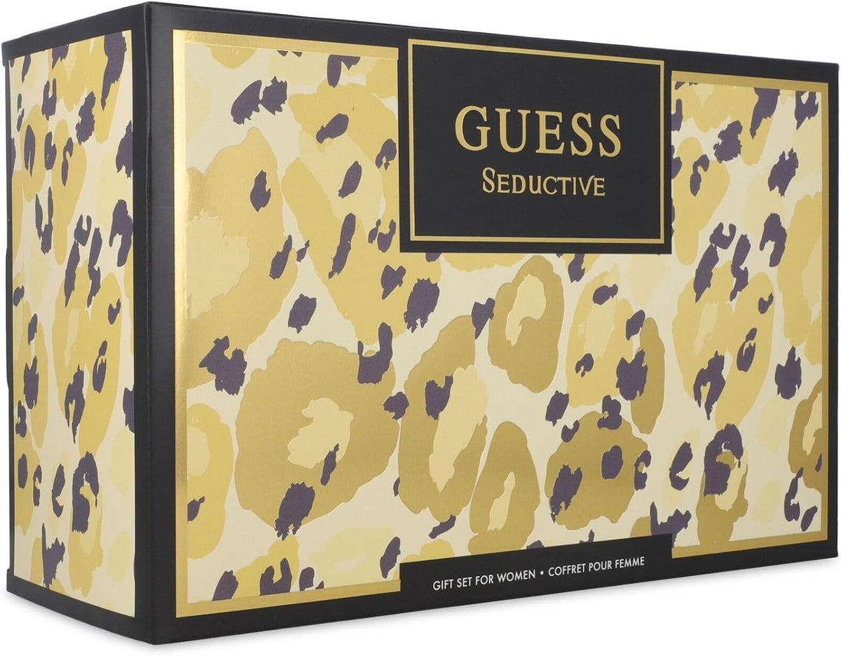 Guess Set Seductive 4Pzs 75Ml Edt Spray/ Body Lotion 100Ml/ Bolso Pequeño/ 15Ml Edt Spray - Mujer