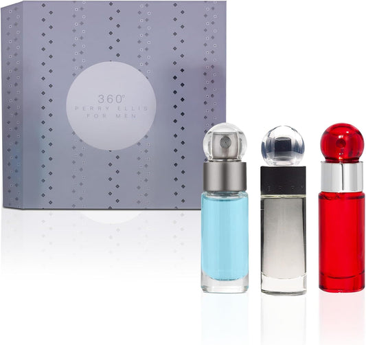 Set Perry Ellis Trio 3Pz 360° + Red + Reserve 30Ml Edt Spray - Hombre