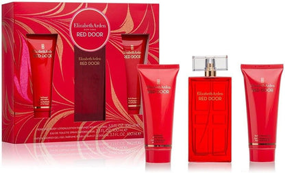 Set Elizabeth Arden Red Door 3Pzs 100Ml Edt Spray/ Body Lotion 100Ml/ Shower Gel 100Ml - Mujer