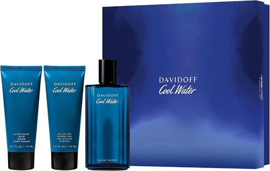 Set Cool Water 3Pzs 125Ml Edt Spray/ Shower Gel 75Ml/ After Shave 75Ml - Hombre