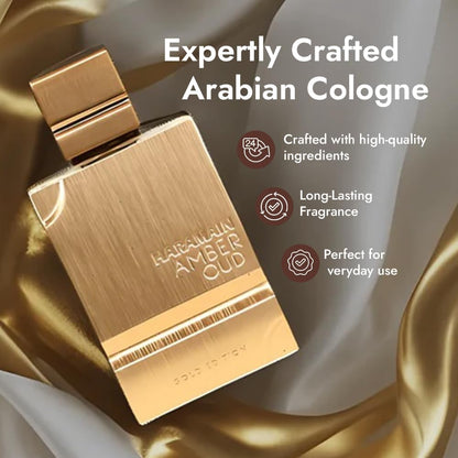 Perfume Amber Oud Gold Al Haramain  60Ml Edp Spray - Unisex