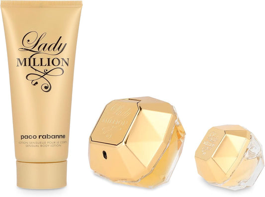 Set Lady Million Dama Paco Rabanne 3 Pz - Mujer