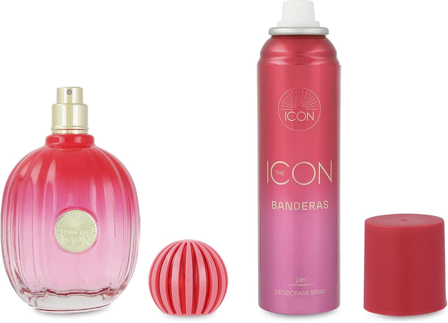 Set Banderas The Icon 2Pzs 100Ml Edp Spray/ Desodorante 150Ml Spray - Mujer
