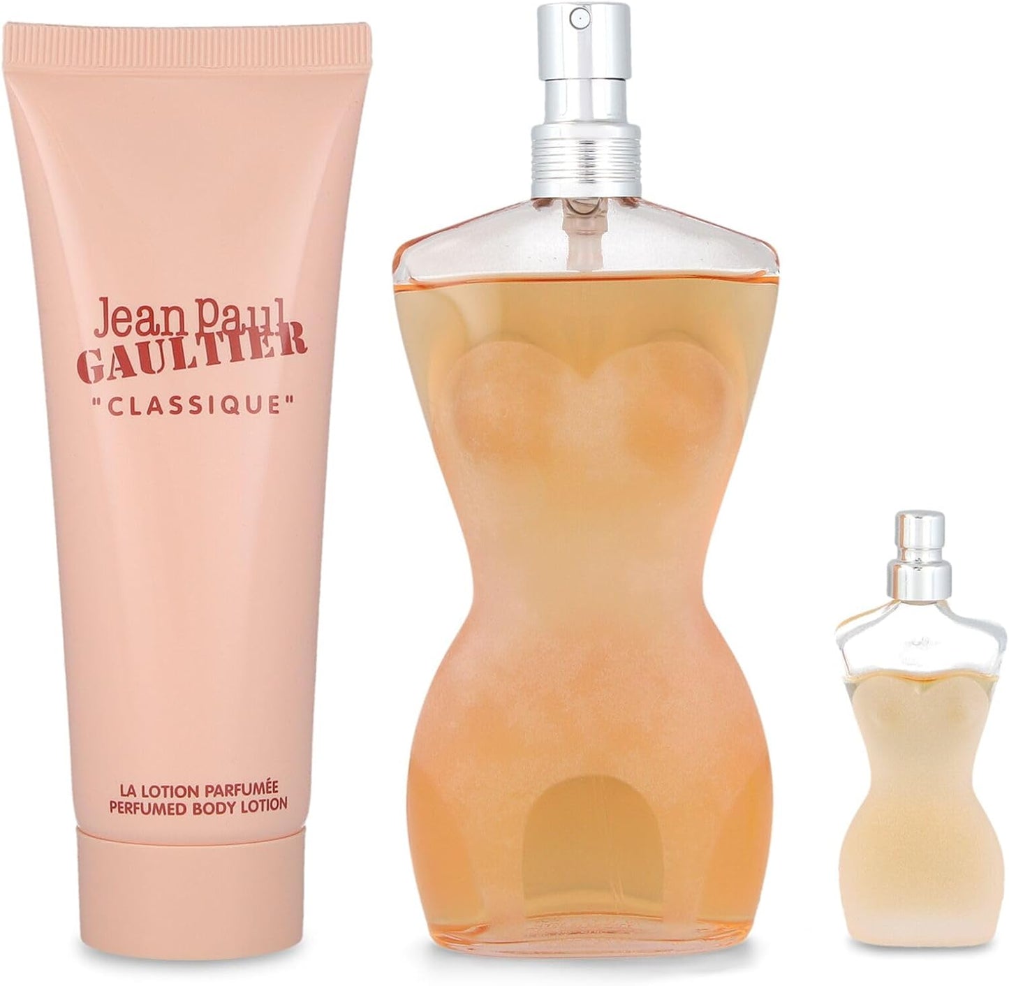 Set Jean Paul Gaultier Classique 3Pzs 100Ml Edt Spray/ Body Lotion 75Ml/ 6Ml Edt Para Mujer