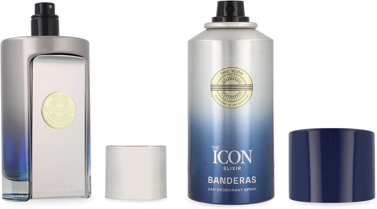 Set Banderas The Icon Elixir 2Pzs 100Ml Edp Spray / Desodorante 150Ml Spray - Hombre