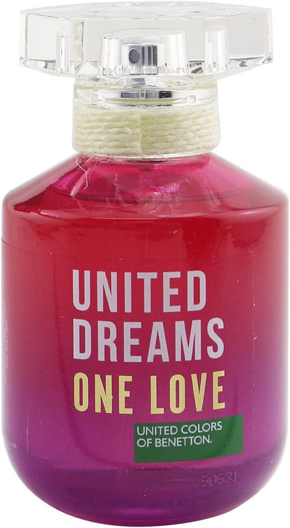 United Dreams One Love For Her Dama Benetton 80 ml Edt Spray - Mujer | Perfumes y Fragancias PriceOnLine