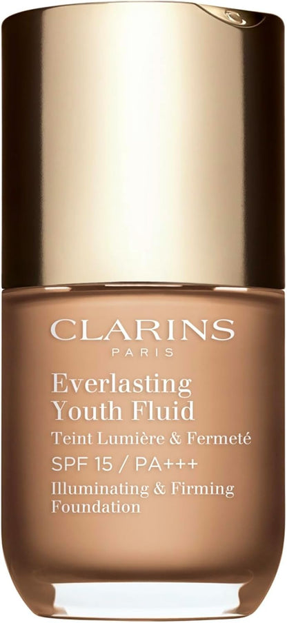 Clarins Base Liquida Everlasting Youth Fluid Illuminating & Firming Foundation Spf15 -110 Honey 30Ml - Mujer