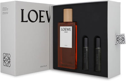 Loewe Set Loewe Solo Ella 3Pzs 100Ml Edp Spray/ 10Ml Edp Spray/ Solo Ella Elixir 10Ml Edp Spray - Mujer