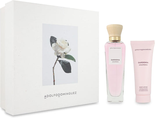 Set Adolfo Dominguez Gardenia 2Pz 120Ml Edt Spray - Mujer