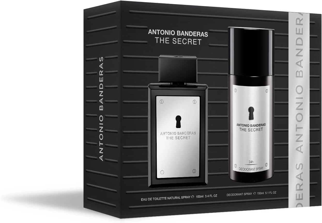 Set The Secret Antonio Banderas 2Pz 100Ml Edt Spray - Hombre