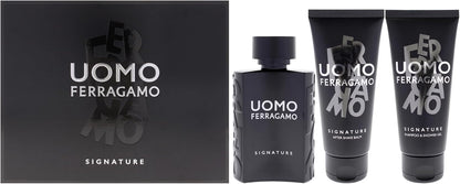 Set Ferragamo Uomo Signature Caballero Salvatore Ferragamo 3 pz - Hombre