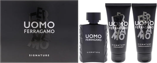 Set Ferragamo Uomo Signature Caballero Salvatore Ferragamo 3 pz - Hombre