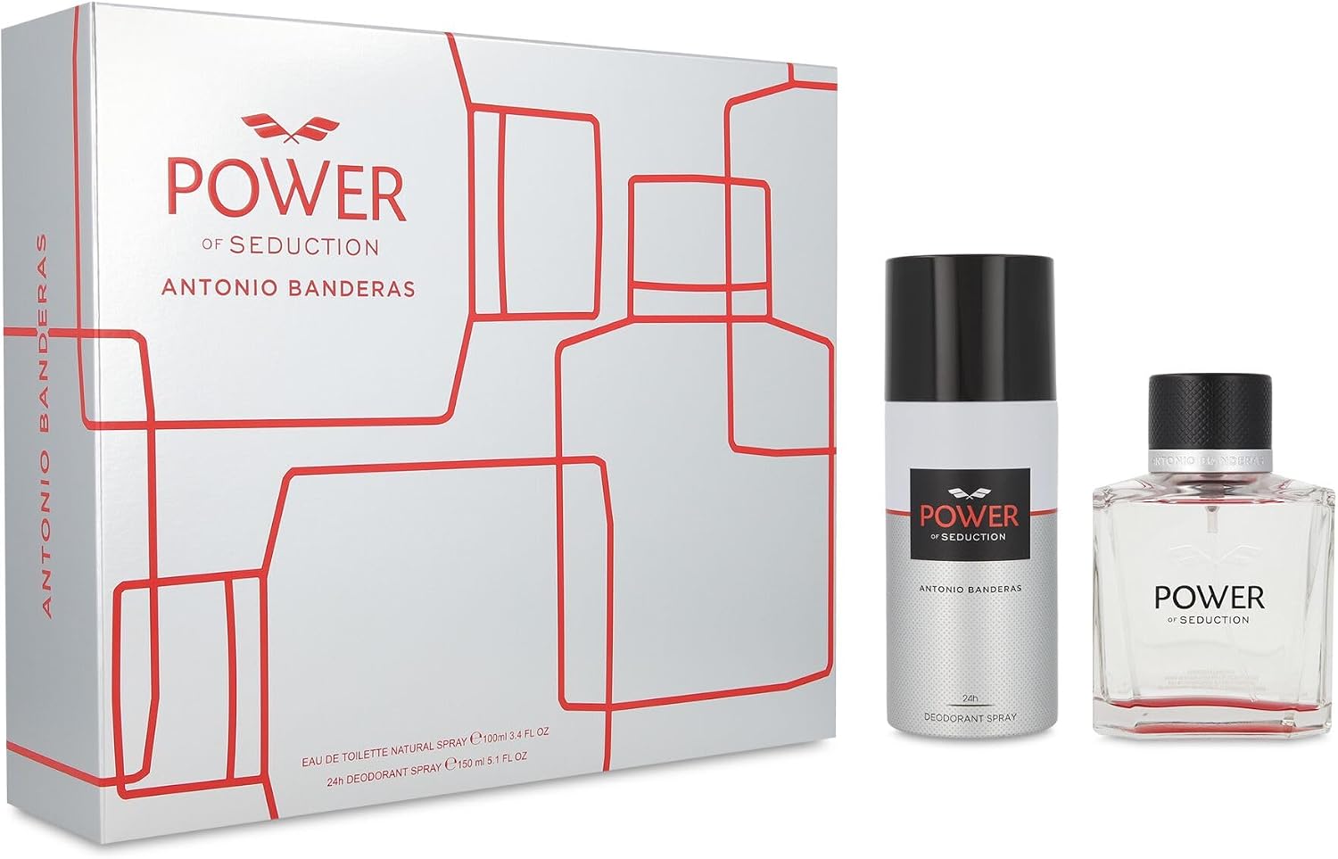 Set Power Of Seduction 2Pz 100Ml Edt Spray -  Hombre