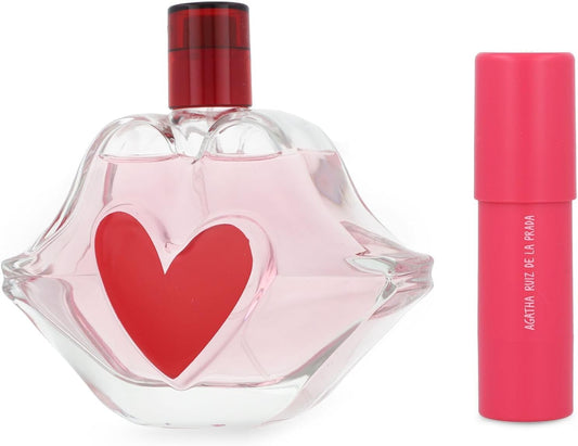 Set Agatha De Beso En Beso 2Pzs 100Ml Edt Spray/ Makeup Stick 5G - Mujer
