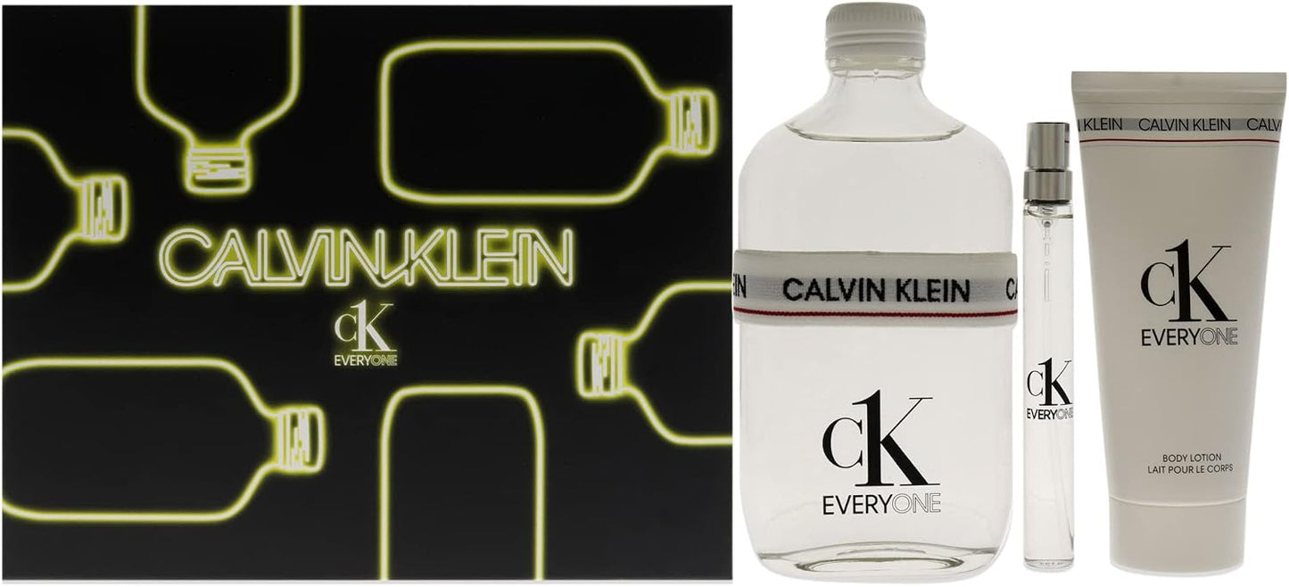 Set Ck Everyone Edt Unisex Calvin Klein 3 pz (200 ml)
