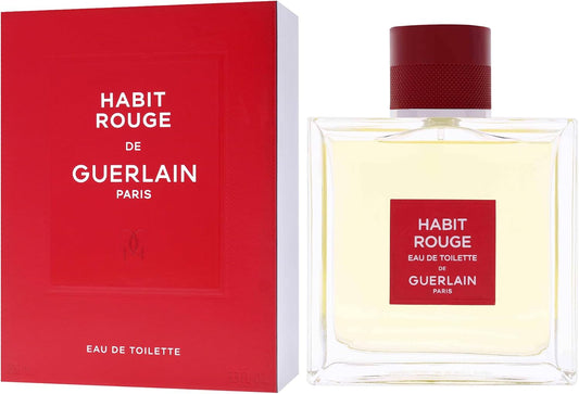 Habit Rouge Guerlain 100 Ml Edt Spray - Hombre