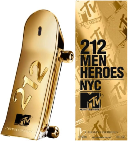 212 Heroes Mtv 90Ml Edt Spray - Hombre