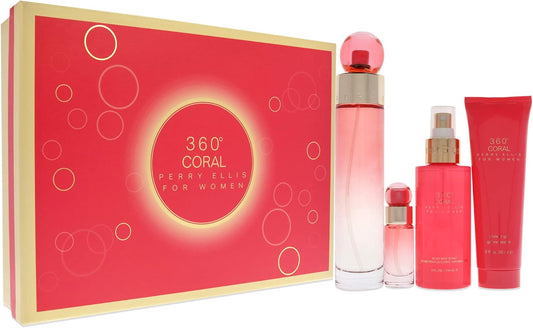Set 360 Coral Dama Perry Ellis 4 pz - PriceOnLine