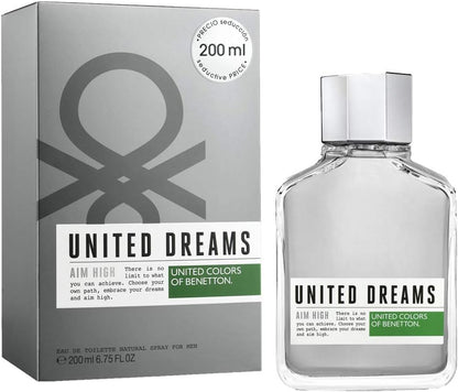 United Dreams Aim High Caballero Benetton 200 ml Edt Spray - PriceOnLine