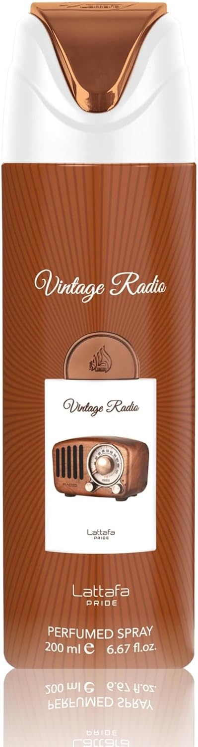 Lattafa Lattafa Vintage Radio 200Ml Body Spray - Unisex