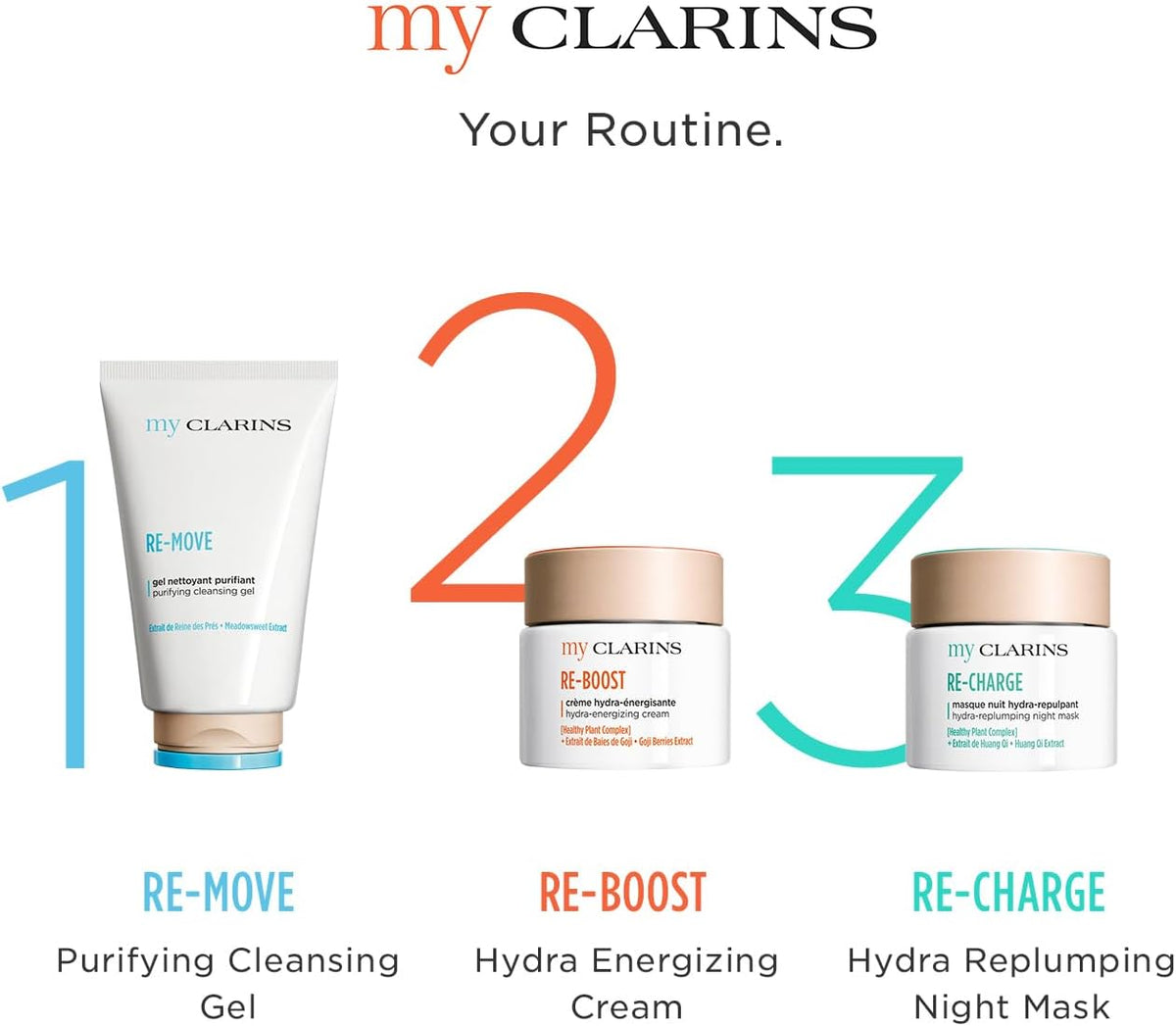 Gel Dermolimpiador My Clarins Re-Move Purifying Clensing Gel - 125Ml - Mujer