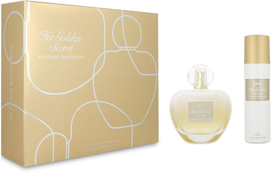 Set Her Golden Secret 2Pz 80Ml Edt Spray/ Desodorante 150Ml - Mujer
