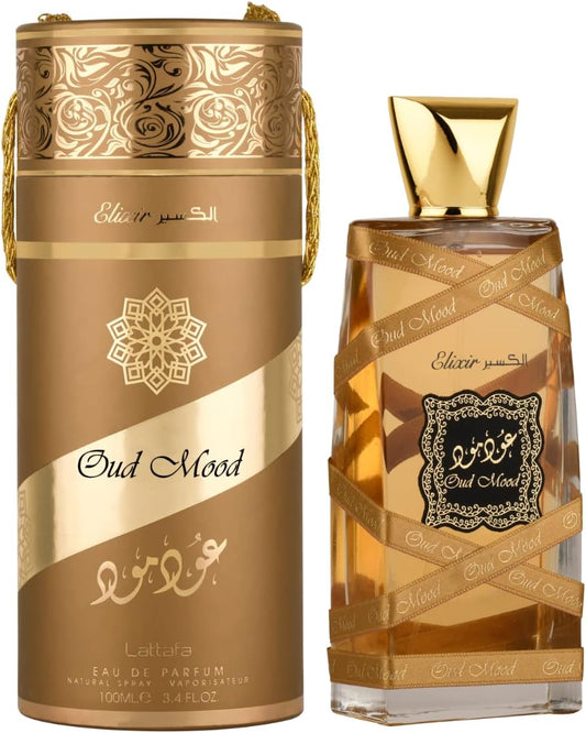 Lattafa Oud Mood Elixir 100Ml Edp Spray - Unisex