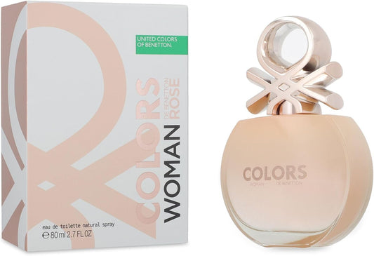 Benetton Colors Rose 80Ml Edt Spray - Mujer