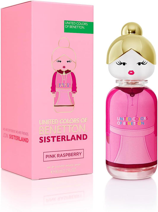 Sisterland Pink Raspberry Dama Benetton 80 ml Edt Spray - Mujer