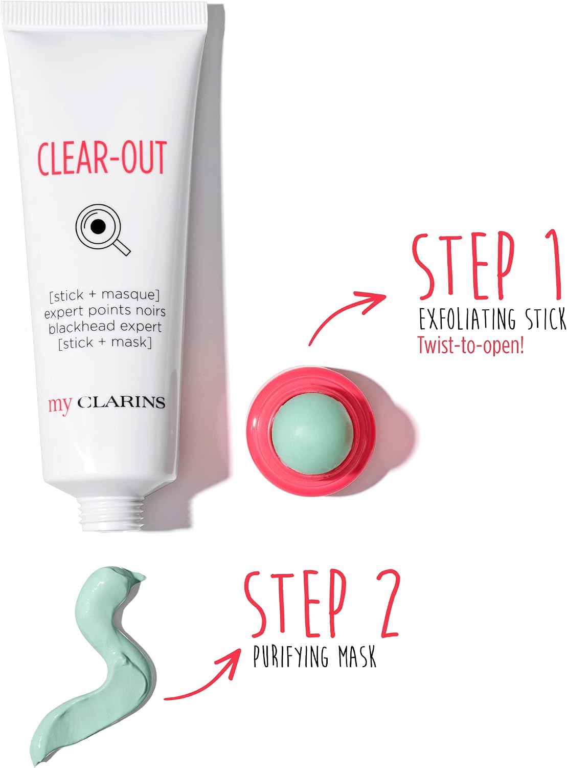 Exfoliante Clear-Out Blackhead Expert Stick And Mask - 2.5G/50Ml - Mujer