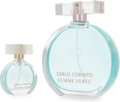Set Carlo Corinto Femme Verte 2Pzs 100Ml Edt Spray/ 10Ml Edt Spray - Mujer