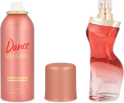 Set Shakira Midnight Muse 2Pzs 80Ml Edt Spray/ Desodorante 150Ml Spray Para Mujer