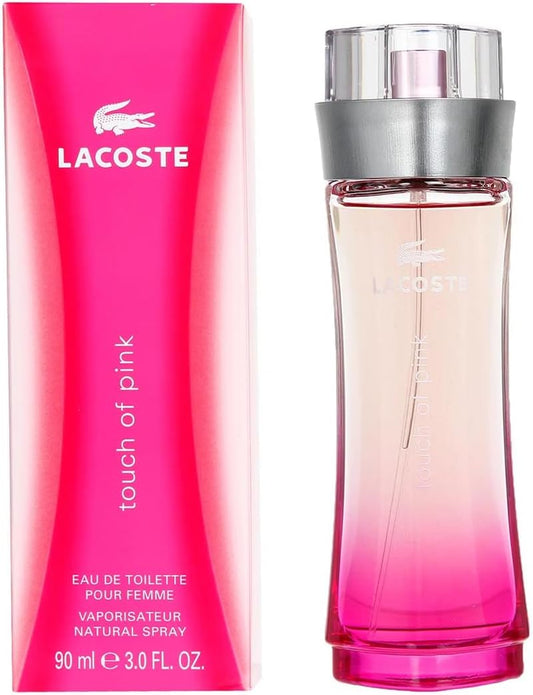 Touch Of Pink Dama Lacoste 90 ml Edt Spray - PriceOnLine