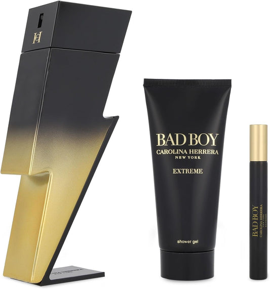Set Bad Boy Extreme 3Pzs 100Ml Edp Spray/ Shower Gel 100Ml / 10Ml Edp Spray - Hombre