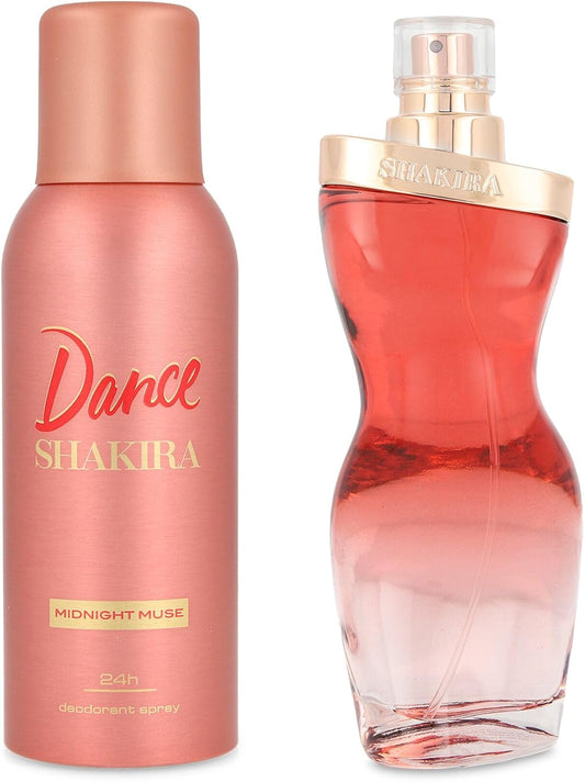 Set Shakira Midnight Muse 2Pzs 80Ml Edt Spray/ Desodorante 150Ml Spray - Mujer