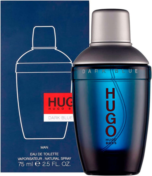 Dark Blue Caballero Hugo Boss 75 ml Edt Spray - Hombre