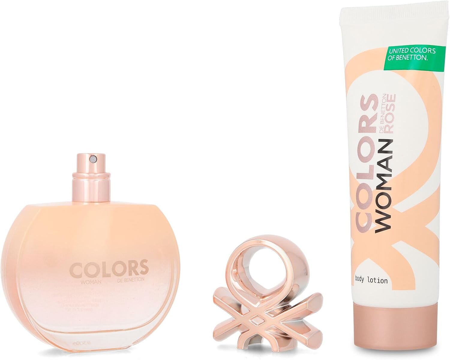 Benetton Set Benetton Colors Rose 2Pzs 80Ml Edt Spray/ Body Lotion 75Ml - Mujer