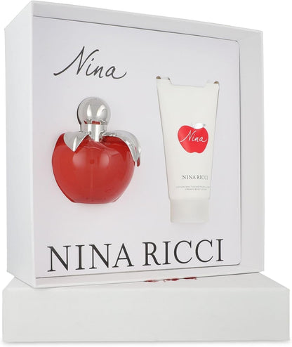 Nina Ricci Set Nina 2Pzs 80Ml Edt Spray/ Body Lotion 75Ml - Mujer