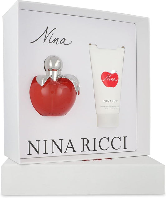Nina Ricci Set Nina 2Pzs 80Ml Edt Spray/ Body Lotion 75Ml - Mujer