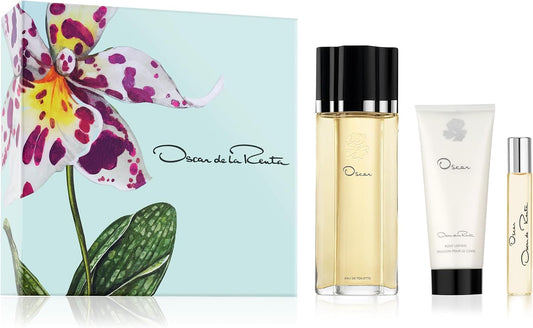 Set Oscar De La Renta 3Pzs 100Ml Edt Spray/ Body Lotion 100Ml/ 15Ml Edt Spray - Mujer