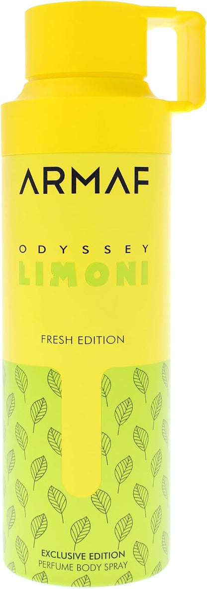 Armaf Odyssey Limoni Fresh Edition Men 200Ml Body Spray Armaf - Hombre