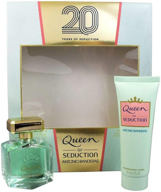 Banderas Set Queen Of Seduction 20 Years 2Pz 80Ml Edt Spray - Mujer