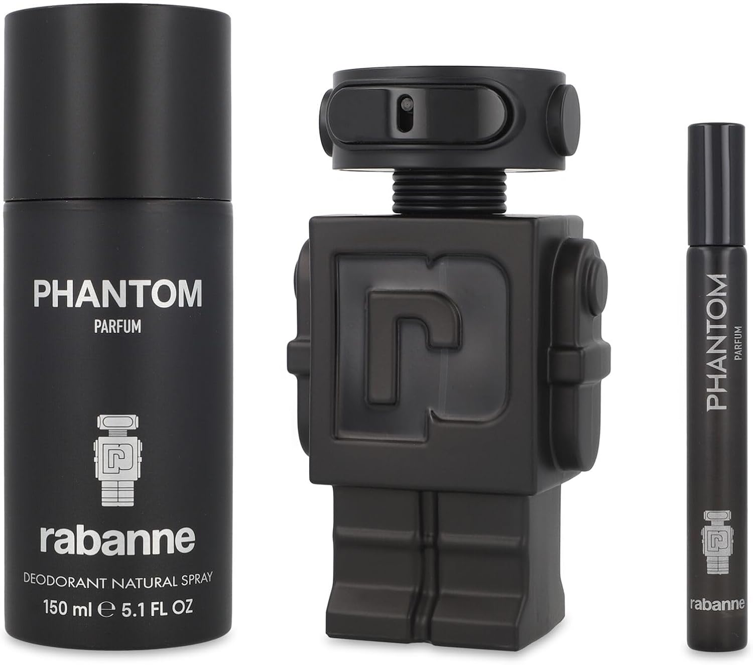 Set Phantom Intense 3Pzs 100Ml Edp Spray/ Desodorante 150Ml Spray/ 10Ml Edp Spray - Hombre