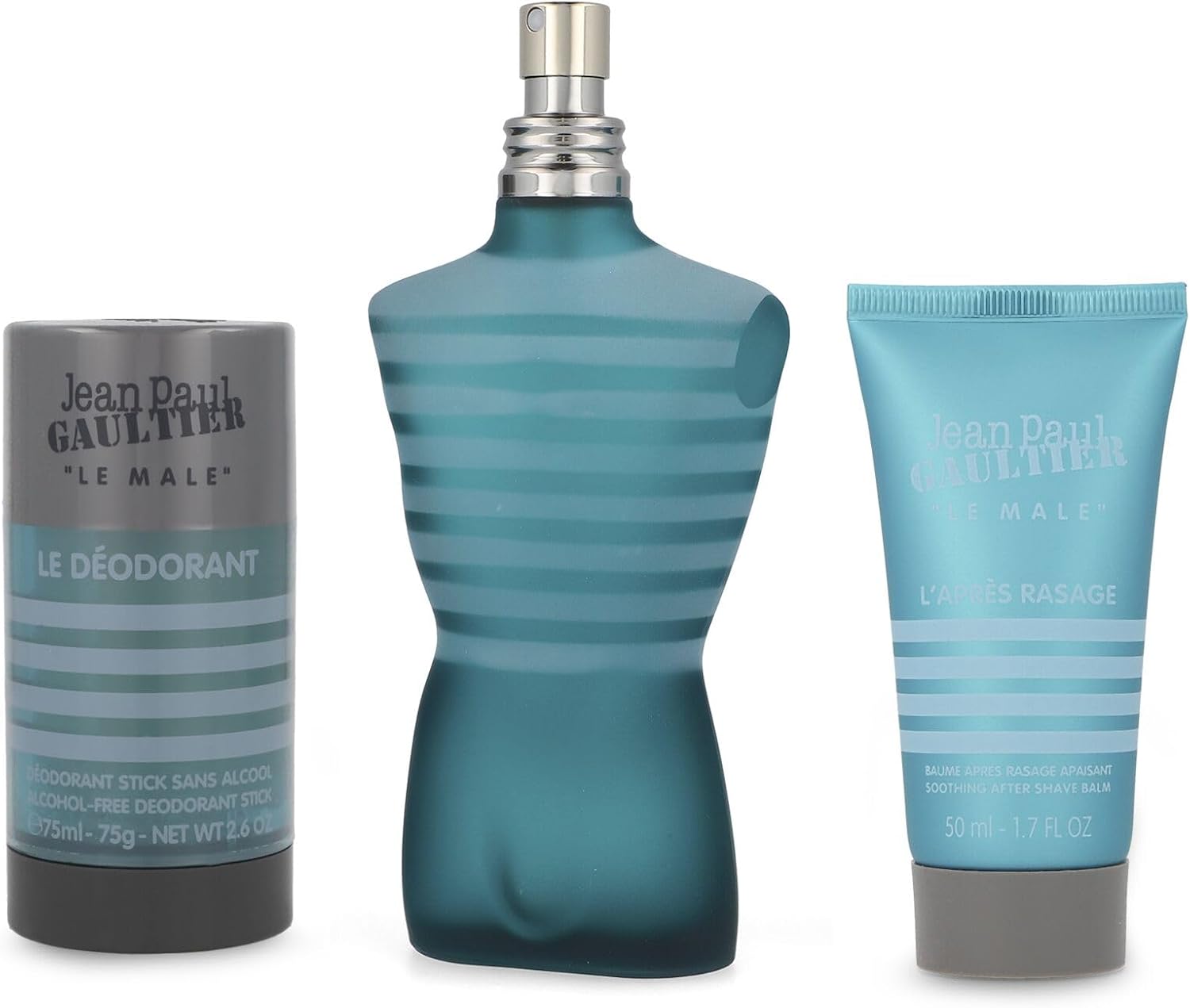 Set Jean Paul Gaultier Le Male 3Pzs 125Ml Edt Spray/ After Shave 50Ml/ Desodorante Stick 75G - Hombre
