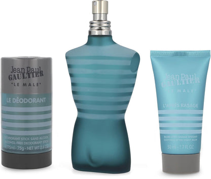Set Jean Paul Gaultier Le Male 3Pzs 125Ml Edt Spray/ After Shave 50Ml/ Desodorante Stick 75G - Hombre