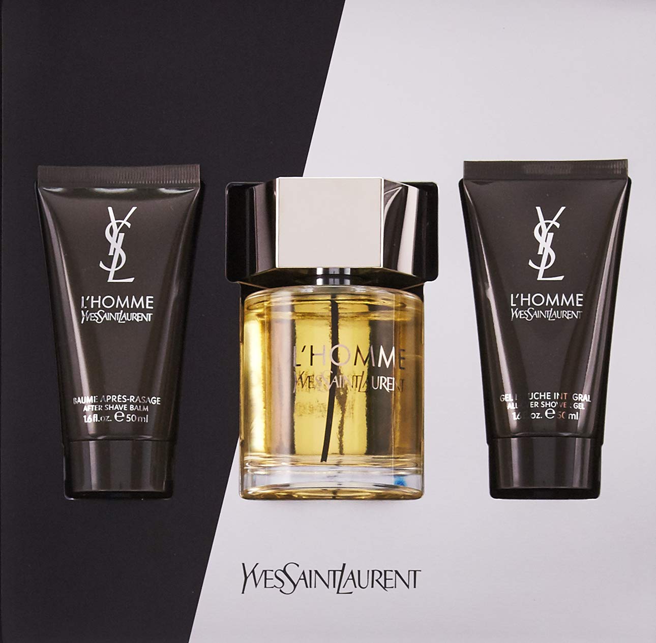 Set L Homme Caballero Yves Saint Laurent 3 Pz (100 ml + 50 ml After + 50 ml Gel) - Hombre