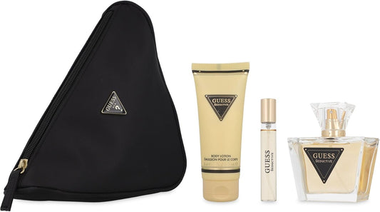 Set Guess Seductive 4Pzs 75Ml Edt Spray/ Body Lotion 100Ml/ Bolso Pequeño/ 15Ml Edt Spray - Mujer