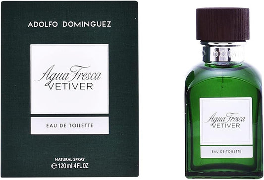 Agua Fresca Vetiver Caballero Adolfo Dominguez 120 ml Edt Spray - Hombre