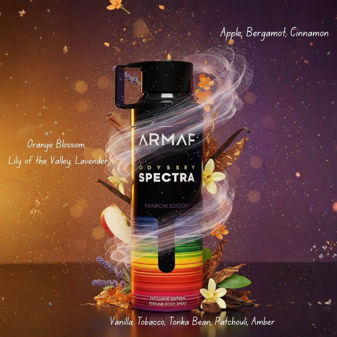 Odyssey Spectra Rainbow Edition Armaf 200 ml Body Spray - Hombre