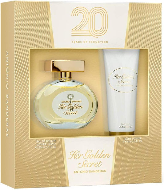 Set Her Golden Secret 20 Years 2Pz 80Ml Edt Spray - Mujer